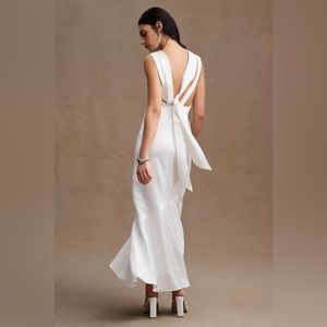 Significant Other Lana Cowl-Neck Satin Gown